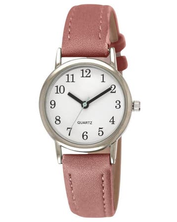 Tyme Santorini Dames Horloge 27mm Wit/Roze - Horloges voor, Ophalen of Verzenden, Zo goed als nieuw