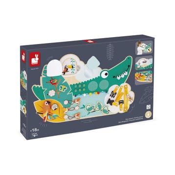 Janod houten activiteitenpaneel kro van €59,99 voor €53,99, Kinderen en Baby's, Ophalen of Verzenden, Nieuw