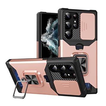Samsung Galaxy A13 - Card Slot Hoesje met Kickstand en, Verzenden, Nieuw