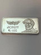 Grootste Amerikanen Robert E. Lee 1 oz 999 zilver. (Zonder