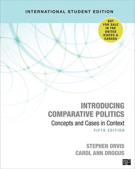 9781071807705 Introducing Comparative Politics - Internat..., Boeken, Schoolboeken, Zo goed als nieuw, Verzenden