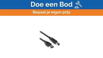 Bieden: ACT USB 2.0 Cable USB-A Male to USB-B Male 1.8m - M, Ophalen of Verzenden, Nieuw, Kabel of Apparatuur