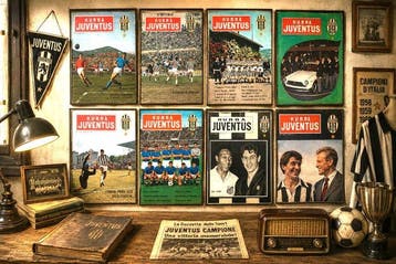 Verzameling van 8 tijdschriften Hurrà Juventus 1963-1965 –, Nieuw