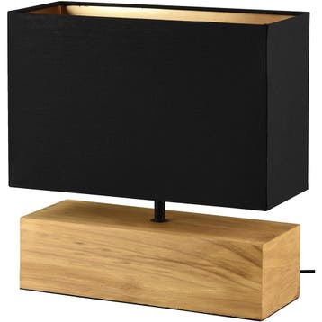 LED Tafellamp - Tafelverlichting - Trion Wooden - E27, Huis en Inrichting, Lampen | Tafellampen, Ophalen of Verzenden, Nieuw, Hout