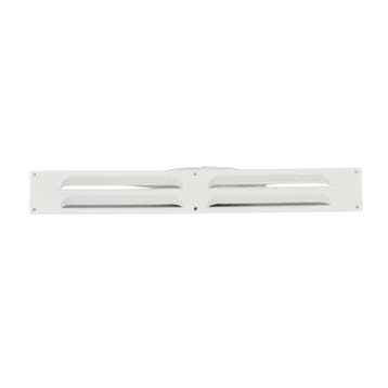 Aluminium schoepenrooster opbouw 300 x 40mm - WIT (1-3004W), Verzenden, Nieuw