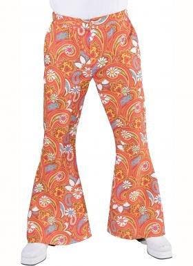 Hippie broek Paisley bruin/oranje, Ophalen of Verzenden, Nieuw