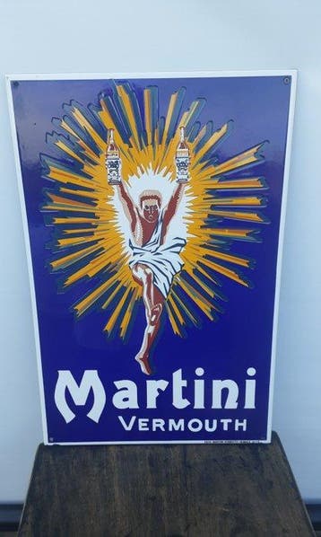 Martini - Reclamebord - Emaille