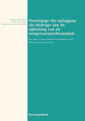 9789462908604 Voorlopige tbs-oplegging als bijdrage aan d..., Verzenden, Nieuw, P.A.M. Mevis