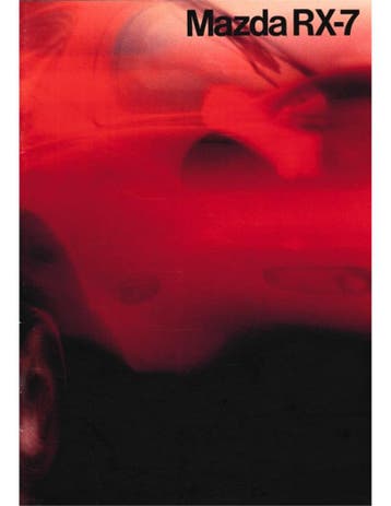 1992 MAZDA RX-7 BROCHURE FRANS, Boeken, Auto's | Folders en Tijdschriften, Nieuw, Mazda, Author