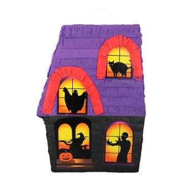 Piñata Spookhuis (33x10x45cm), Ophalen of Verzenden, Nieuw