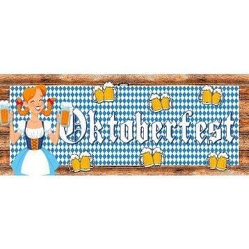 Huur: Spandoek geschikt voor voorzetbuffet, Ophalen of Verzenden