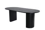 Eettafel - Rika - 200x90 cm - Zwart - Jörn, Huis en Inrichting, Tafels | Eettafels, Verzenden, Nieuw