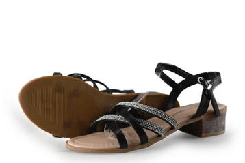 Claudia Ghizzani Sandalen in maat 36 Zwart, Claudia Ghizzani, Verzenden, Zwart, Sandalen of Muiltjes