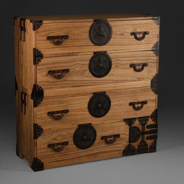 Ishôdansu  (ladenkast voor kleding) - Kiri (Paulownia)