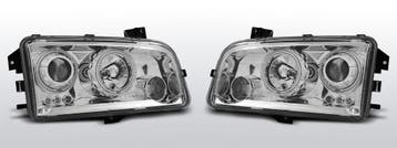Koplampen Angel Eyes | geschikt voor Dodge Charger LX 2006-2, Verzenden, Nieuw