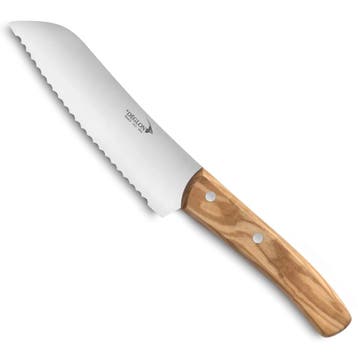 Déglon Klein broodmes – 15 cm – Olijfhouten handvat –, Ophalen of Verzenden, Nieuw, Hout