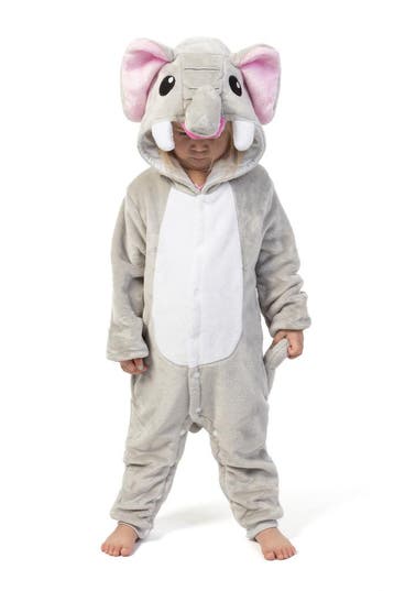 Onesie Grijze Olifant Pakje 86-92 Olifantenpak Kostuum Grijs, Ophalen of Verzenden, Nieuw, 104 of kleiner