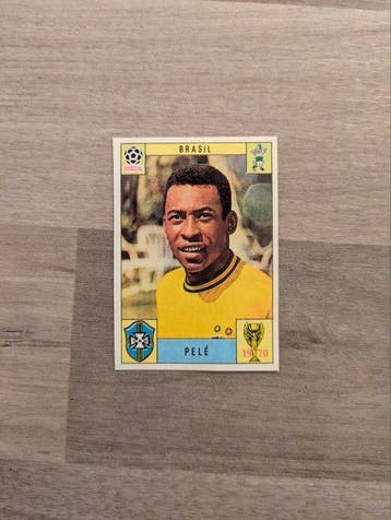 1970 Panini Mexico 70 World Cup Pelé Italian Edition Niet, Nieuw