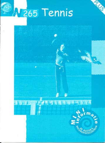 De Ruiters Mini Informatie Plus N265 Tennis, Verzenden, Nieuw