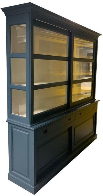 Buffetkast blauw Bussum 200cm, Huis en Inrichting, Ophalen of Verzenden, Nieuw