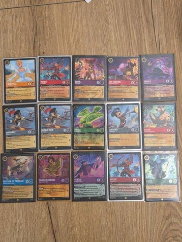 Disney - 15 Card - Disney Lorcana, Nieuw