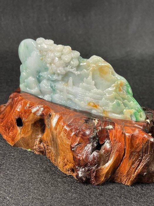 Jade Japan-Lab-gecertificeerd A-type natuurlijke Birmese, Verzamelen, Mineralen en Fossielen