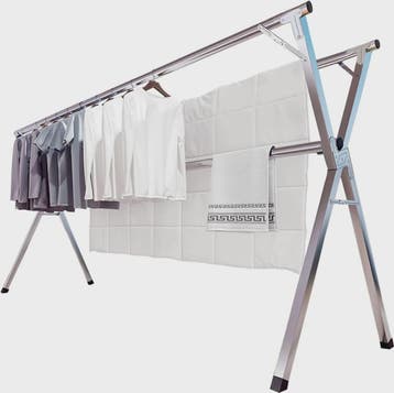 XXL RVS Kledingrek Droogrek - Opvouwbaar, Indoor & Outdoor G, Tuin en Terras, Verzenden, Nieuw