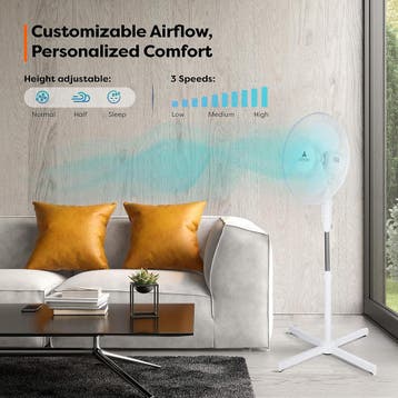 Ventilator staand - Statiefventilator - Staande ventilator -, Witgoed en Apparatuur, Ventilatoren, Verzenden, Zo goed als nieuw