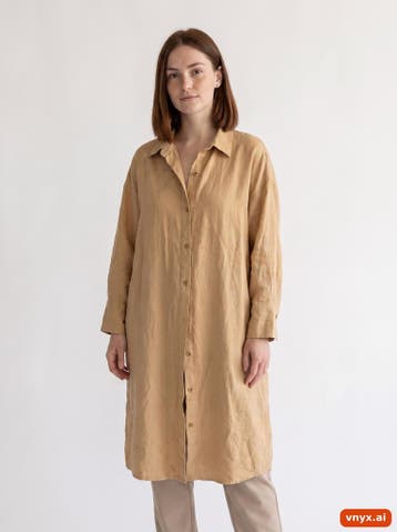 GUTS & GUSTO Casual Dress Dames maat S Beige Vintage, Ophalen of Verzenden, Nieuw
