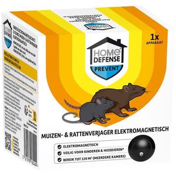 Muizen- en rattenverjager | Home Defense | 130m², Verzenden, Nieuw