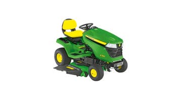 John Deere X350 107 cm (Zitmaaiers), Ophalen of Verzenden, Gebruikt, Elektrische starter, 90 tot 120 cm