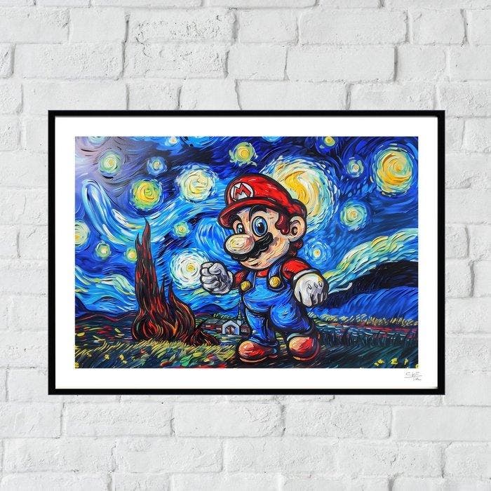 SKE - Mario Night, Antiek en Kunst, Kunst | Designobjecten