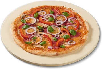Pizzasteen rond - voor oven en bbq - pizzasteen barbecue -, Verzenden, Nieuw