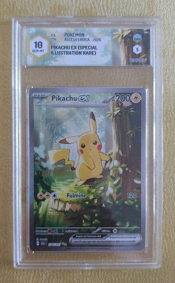 Pokémon - 1 Graded card - Pikachu 276 Promo card, Full art,, Nieuw