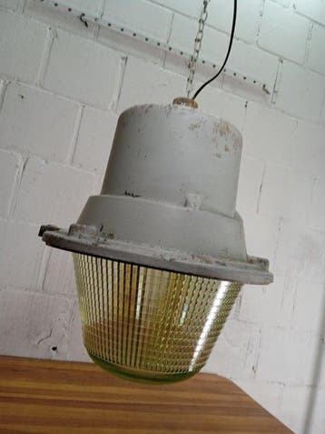 Plafondlamp - Vintage industriële hanglamp - Aluminium,