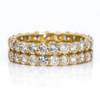 Zonder minimumprijs - Ring - 14 karaat Geel goud - 3.34ct., Nieuw