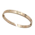Cartier - Armband - Love - 18 karaat Roségoud - 4 Diamanten, Sieraden, Tassen en Uiterlijk, Armbanden, Nieuw