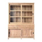 Moderne teak kast met schuifdeur Groningen -  160, Ophalen of Verzenden, Nieuw