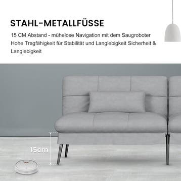 Slaapbank 2 persoons - Logeerbed - Bedbank - 174x51x72 cm -, Verzenden, Zo goed als nieuw