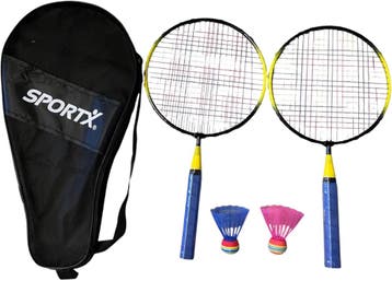 SportX - Mini Badmintonset | SportX - Buitenspeelgoed, Verzenden, Nieuw