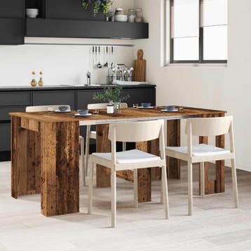 vidaXL Eettafel 180 x 85 x 75 cm Bewerkt hout Oud hout, Verzenden, Nieuw