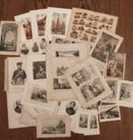 Onbekende kunstenaar - Large Collection of 34 Antique Prints, Antiek en Kunst