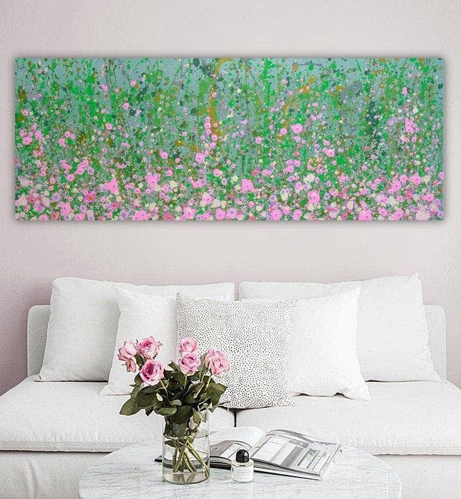 Valentina Pufe - Blooming Meadow 7, Antiek en Kunst, Kunst | Schilderijen | Modern