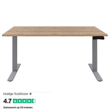 Verstelbaar bureau in hoogte van 65 tot 125 cm, Verzenden, In hoogte verstelbaar, Nieuw