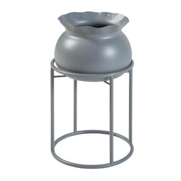 Plantenstandaard Assen 31,5x19,5 cm grijs [en.casa], Verzenden, Nieuw