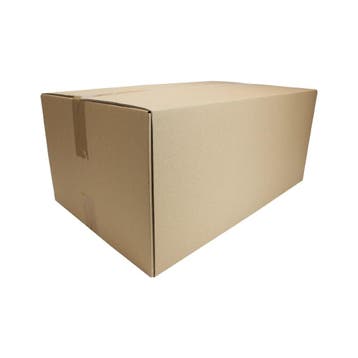 Vouwdoos 410x358x257 mm enkelgolf karton bruin fefco 0201, Ophalen of Verzenden