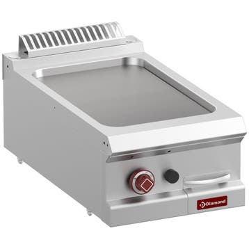 Diamond braadplaat op gas met vlakke plaat, module 1/2 -Top-, Verzenden, Nieuw in verpakking