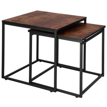 Salontafel | Salontafel Set | Bijzettafel | Vierkant |, Ophalen of Verzenden, Nieuw in verpakking
