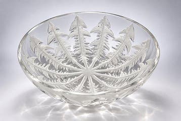 Lalique - René Lalique - Fruitschaal - Pissenlit 24 cm -