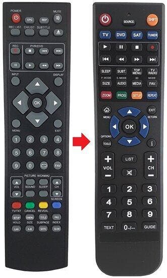 RC87133 afstandsbediening, Audio, Tv en Foto, Afstandsbedieningen, Verzenden